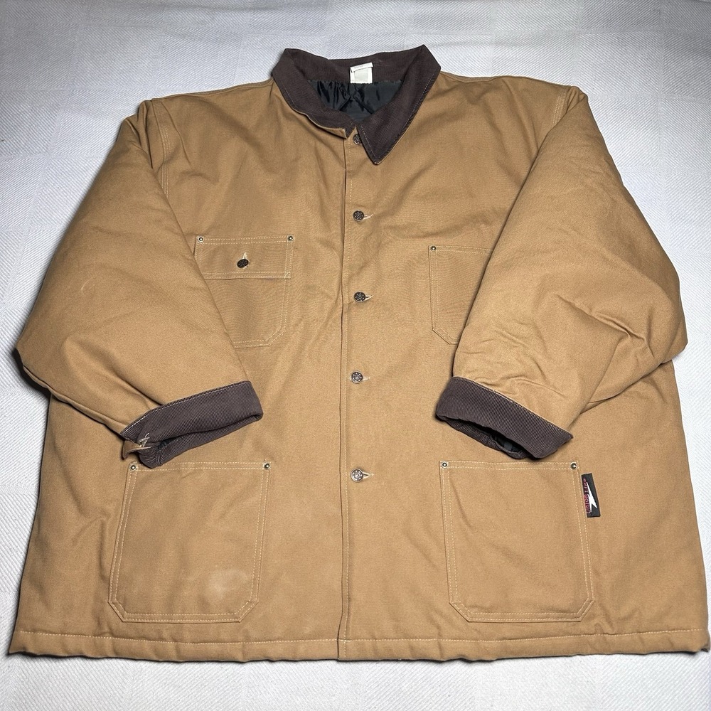 Vintage Union Lane Canvas Chore Coat 4XL Barn Jacket USA Union Made Workwear